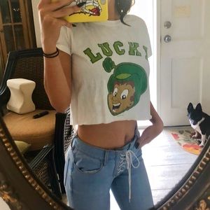 lucky charms crop top